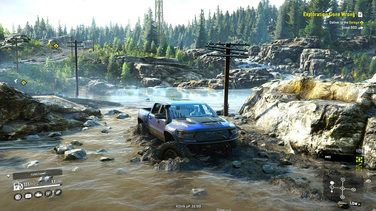 Extreme offroading | DODGE RAM TRX 2024 | SnowRunner | Gameplay RTX Ultra