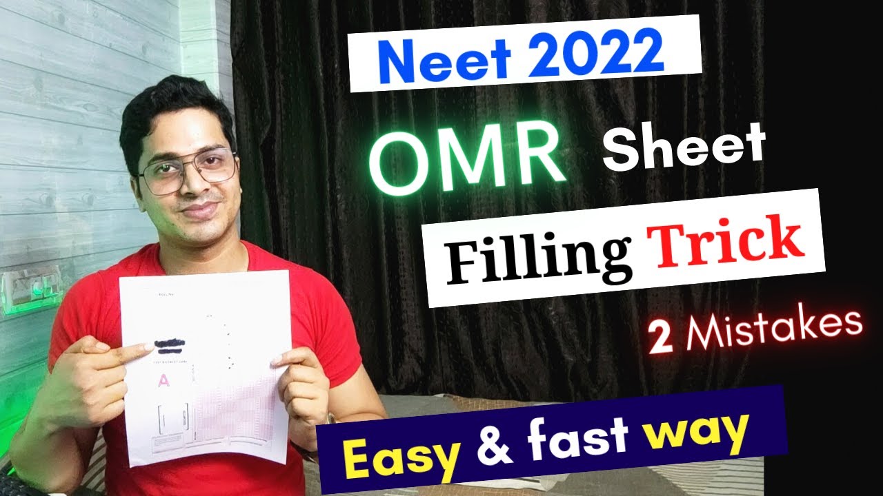 Fast & Easy Way to fill OMR Sheet in Neet 2023 Exam | OMR Sheet Filling Trick in Neet Exam 2023