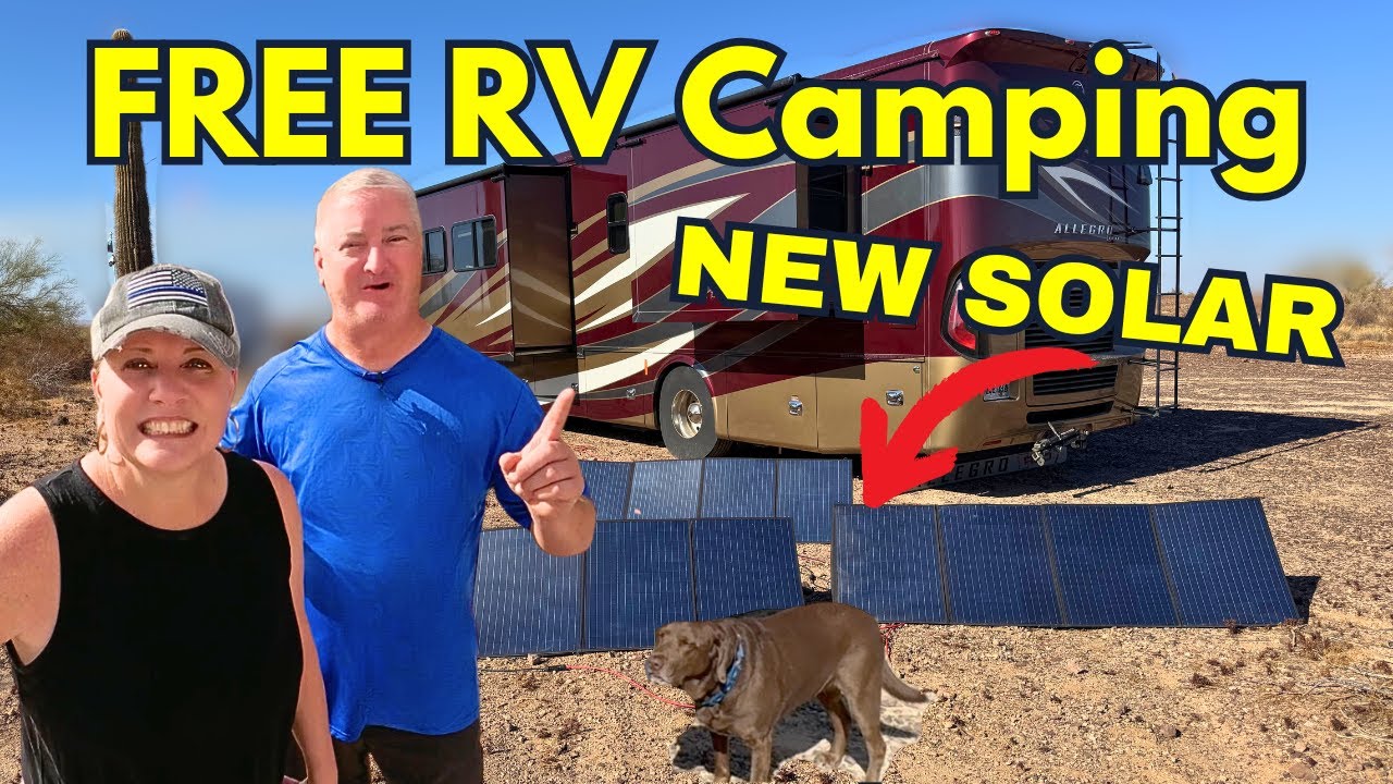 Free Desert Camping in Quartzsite Arizona | RV Boondocking Guide & Solar Setup
