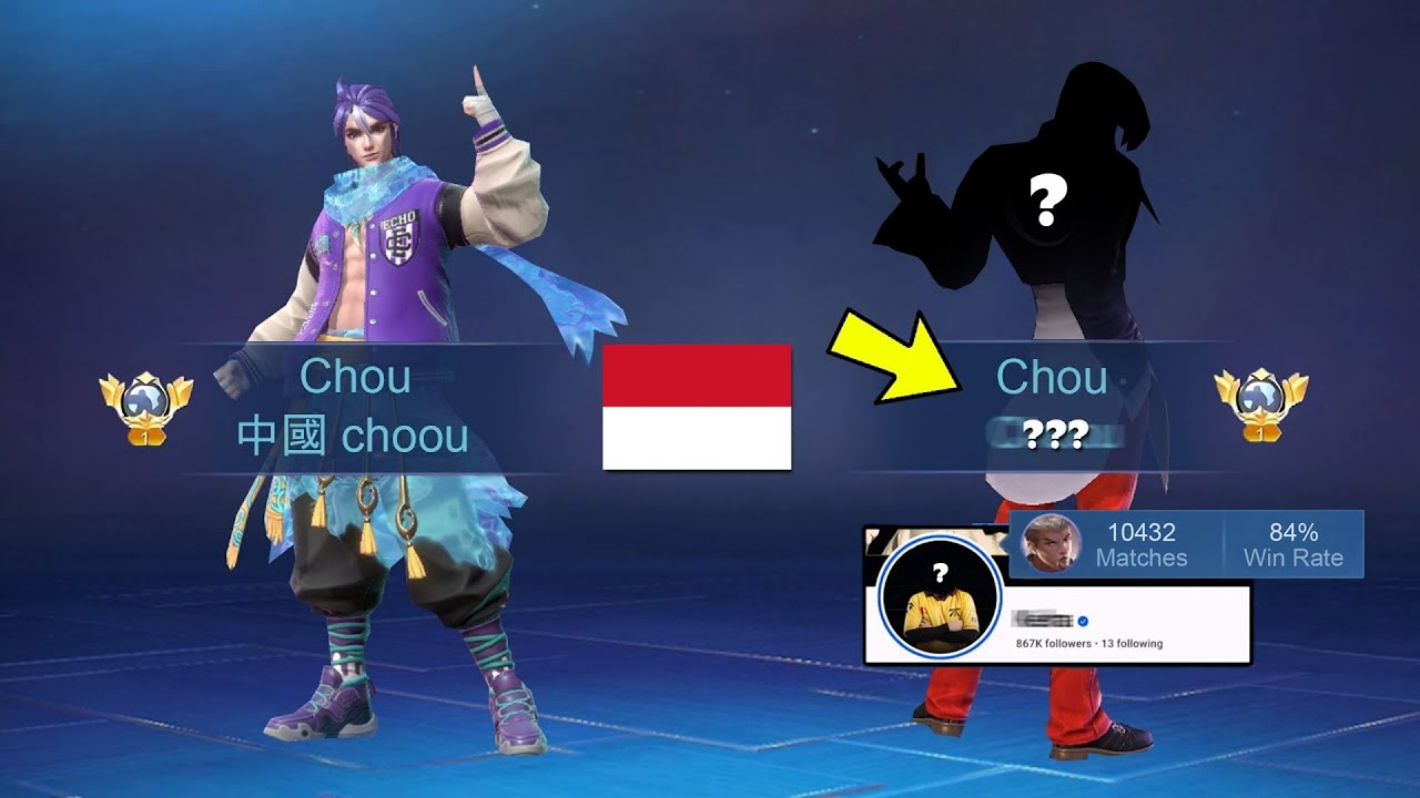 I MET THIS 10K MATCHES CHOU  INDONESIA SERVER IMMORTAL RANKED AND THIS HAPPENED... - Mobile Legends