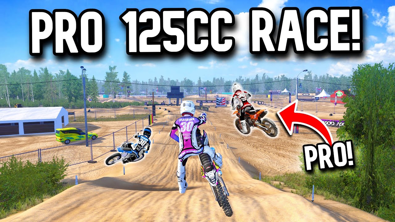 I DID A PRO 125CC RACE IN MX BIKES!