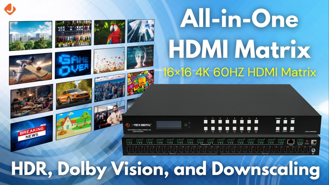 16x16 4K 60Hz HDMI Matrix Product Overview