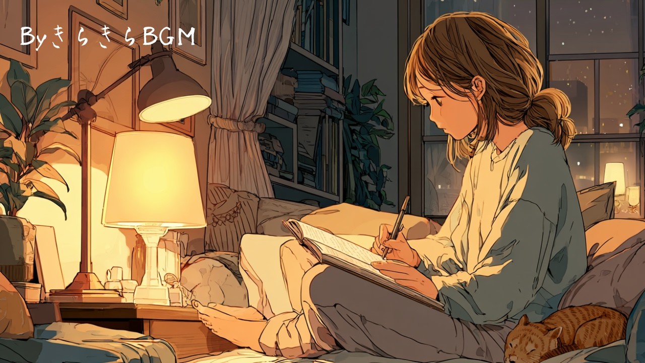 【ジャーナリング・リラックス特化】Deep Sleep Piano – Night Journaling & Bedtime Routine ／静かな夜の日記時間と安眠のためのピアノBGM