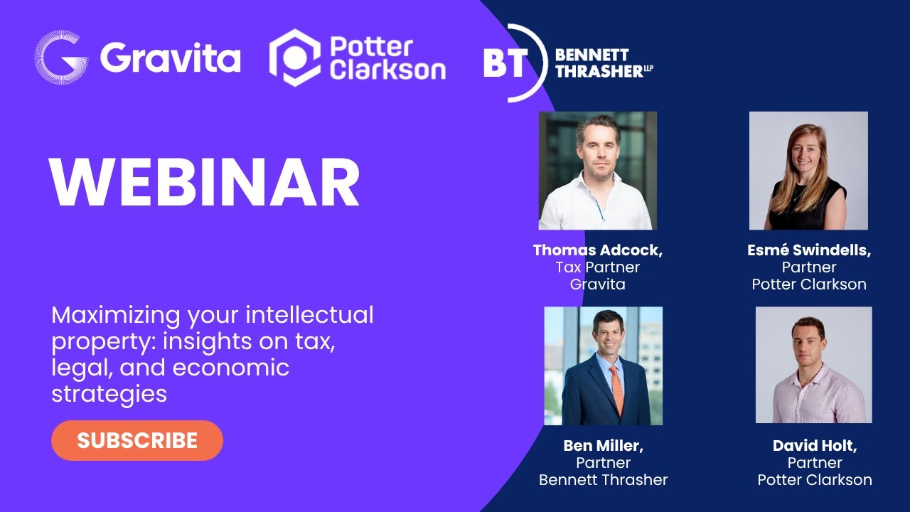 Maximizing your intellectual property  insights on tax, legal, and economic strategies