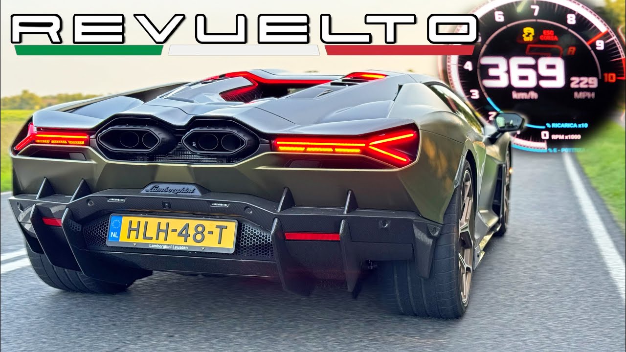 Lamborghini Revuelto V12 1015HP // 0-369 LAUNCH CONTROL SOUND & POV