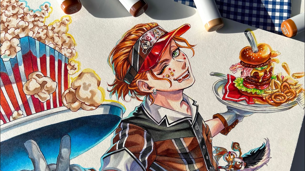 【Twisted Wonderland】 模写 ツイステ C＆Dダイナー ケイト・ダイヤモンド