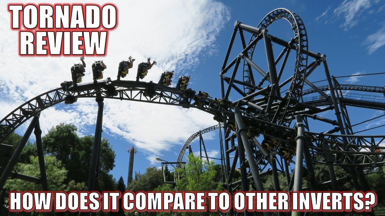 Обзор Tornado, перевернутые американские горки Intamin в мадридском парке развлечений | Как они в...