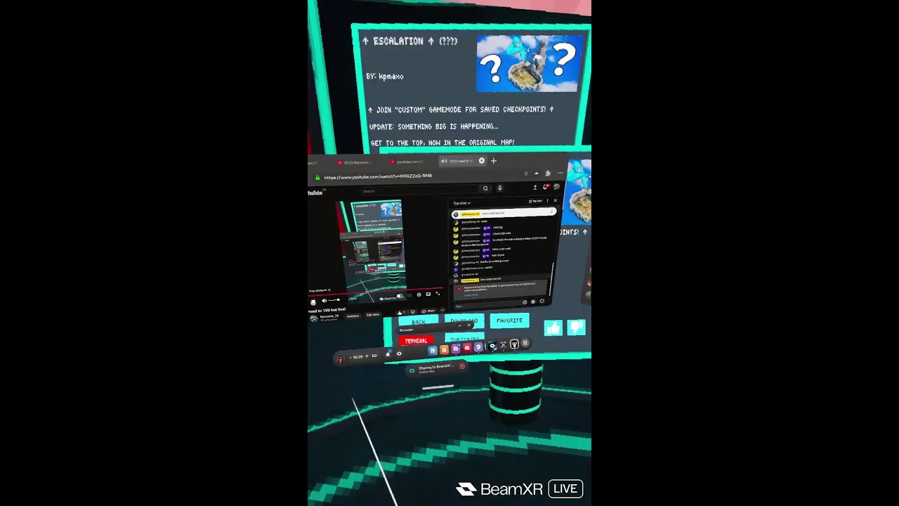 road to 100 but live!