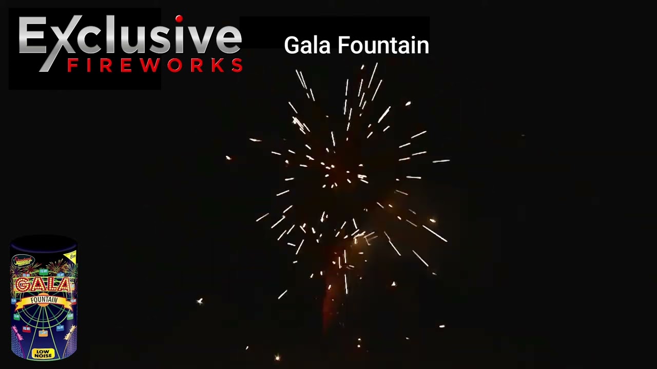 Gala Fountain - Exclusive Fireworks
