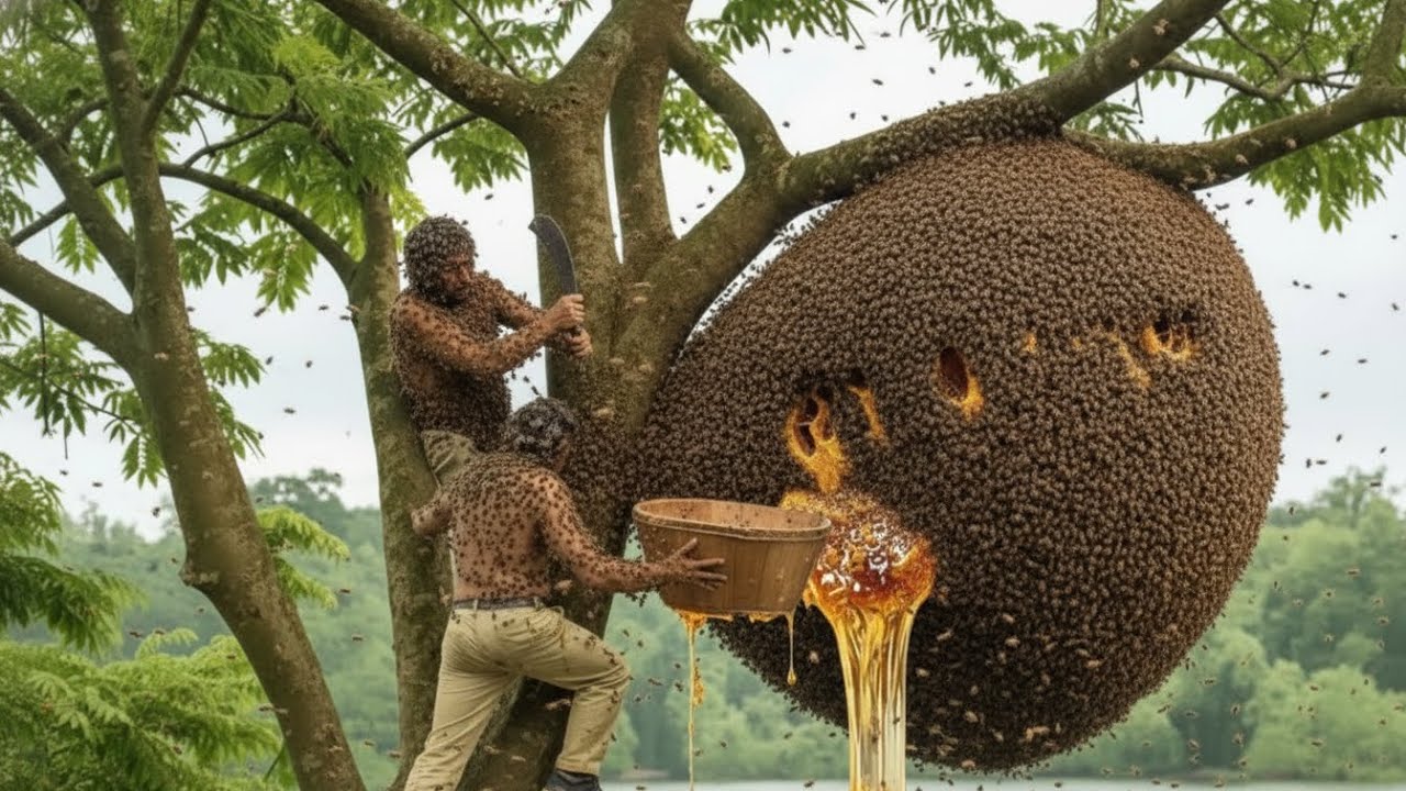 Forest Honey Harvest 2026 - Dropping the lighter dramatically