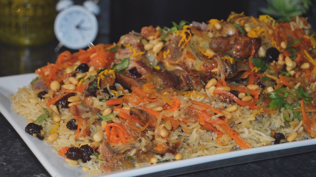 أرز أفغاني باللحم على أصوله بطريقة جدا مبسطة و المذاق ولا  اروع يستاهل  التجربة 🥕 🍊| kabuli Pulao
