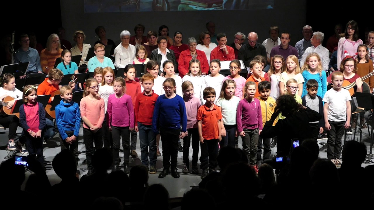 Le chat costaud au concert de Noël 2016 de l'école de musique des Pieux