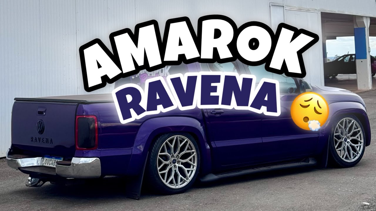 AMAROK ROXA REBAIXADA COM SUSPENSÃO AR E ARO22  EXCLUSIVIDADE VIU ! 