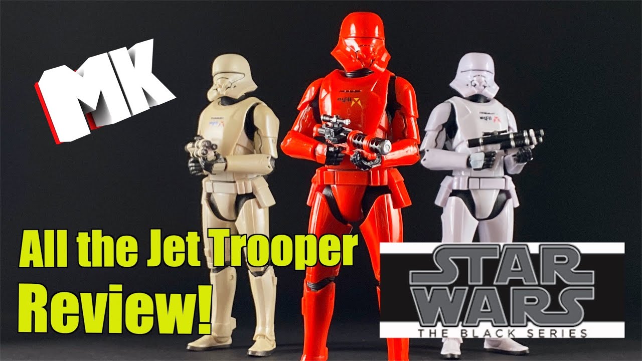 Star Wars The Black Series Sith Jet Trooper Review (And More!)