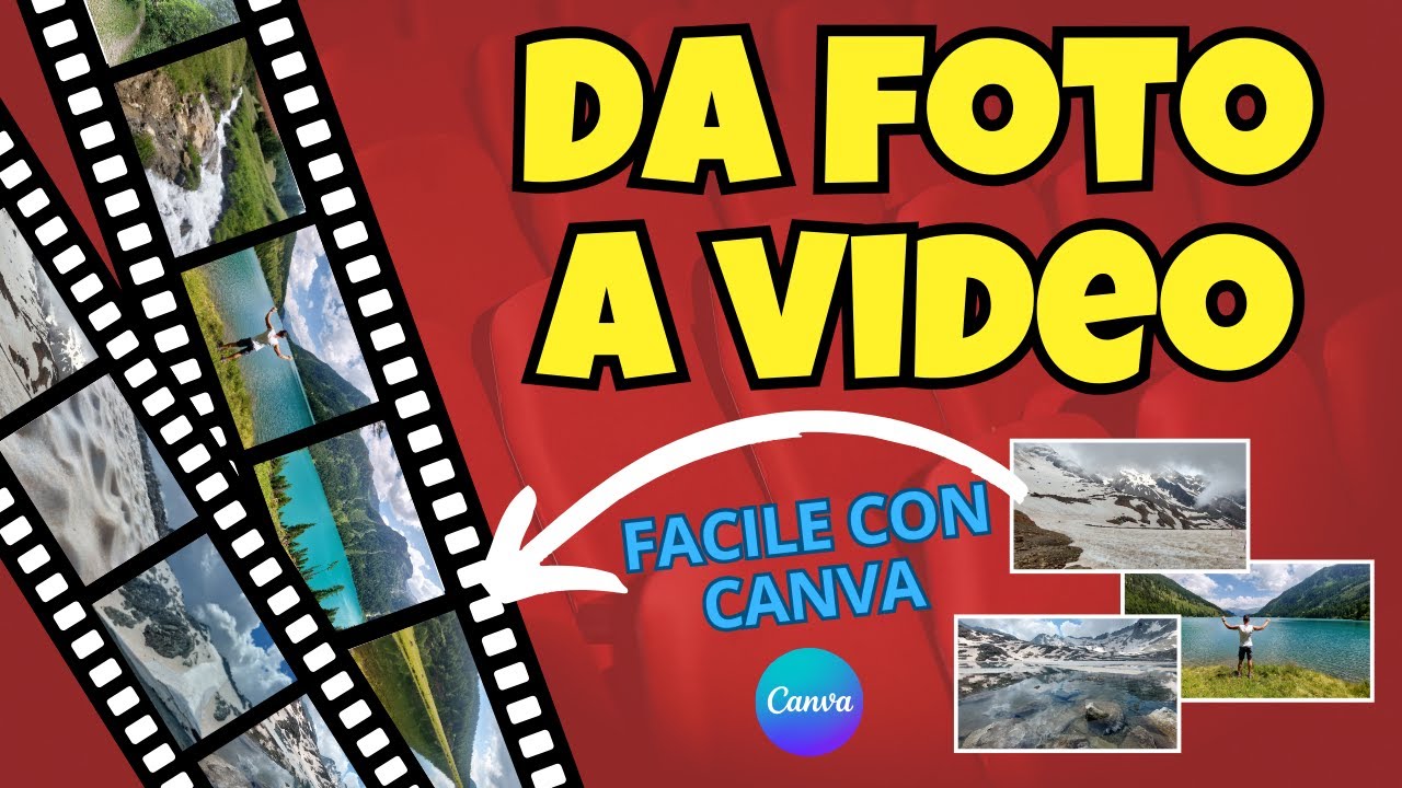 Come creare un VIDEO a partire dalle FOTO con CANVA, gratis e facile!