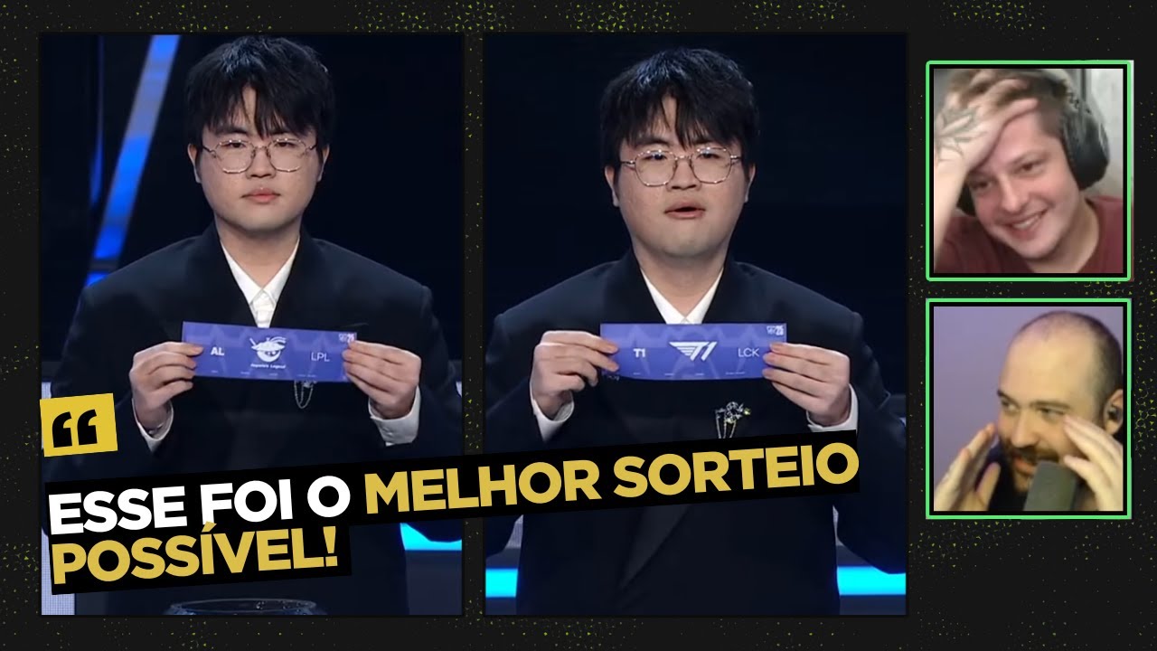 O melhor sorteio da HIST&Oacute;RIA do MUNDIAL! - Reagindo ao SORTEIO das QUARTAS de FINAL do Worlds 2025!