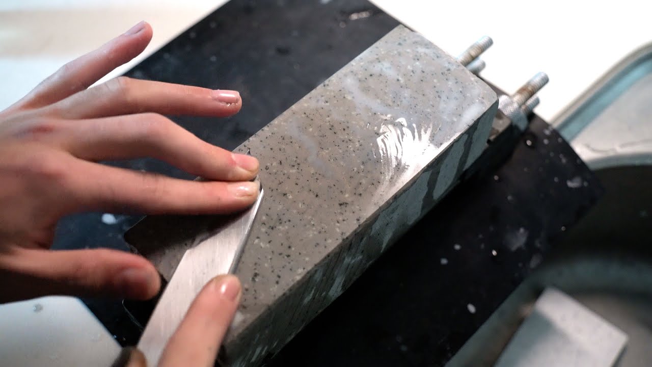 但馬砥_白二水本焼刺身切付尺逆丁子:中川作｜勉強や仕事、睡眠のおともに！あなたのとなりでずっと研ぎ続けてくれる動画。