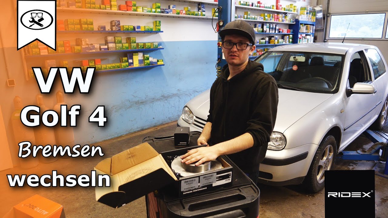 VW Golf 4 Bremsen wechseln | change brakes | VitjaWolf | Tutorial | HD