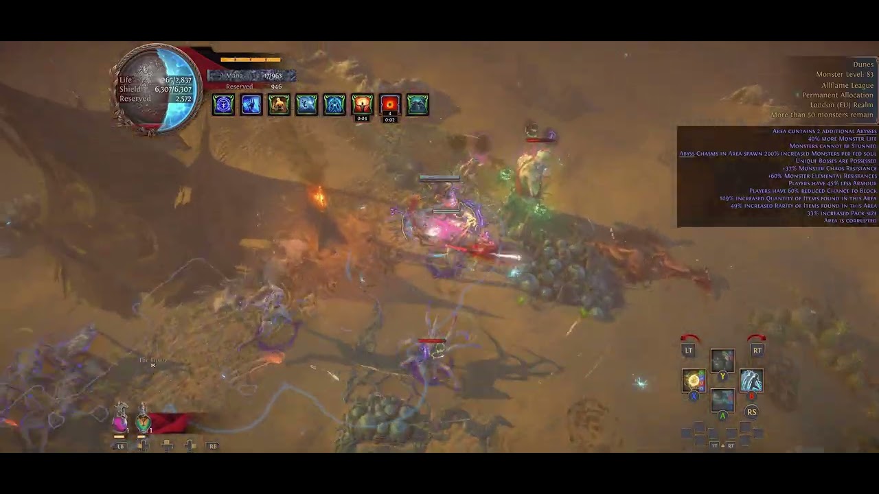 Death's Oath without Death's Oath 3.29 POE Chaos dot