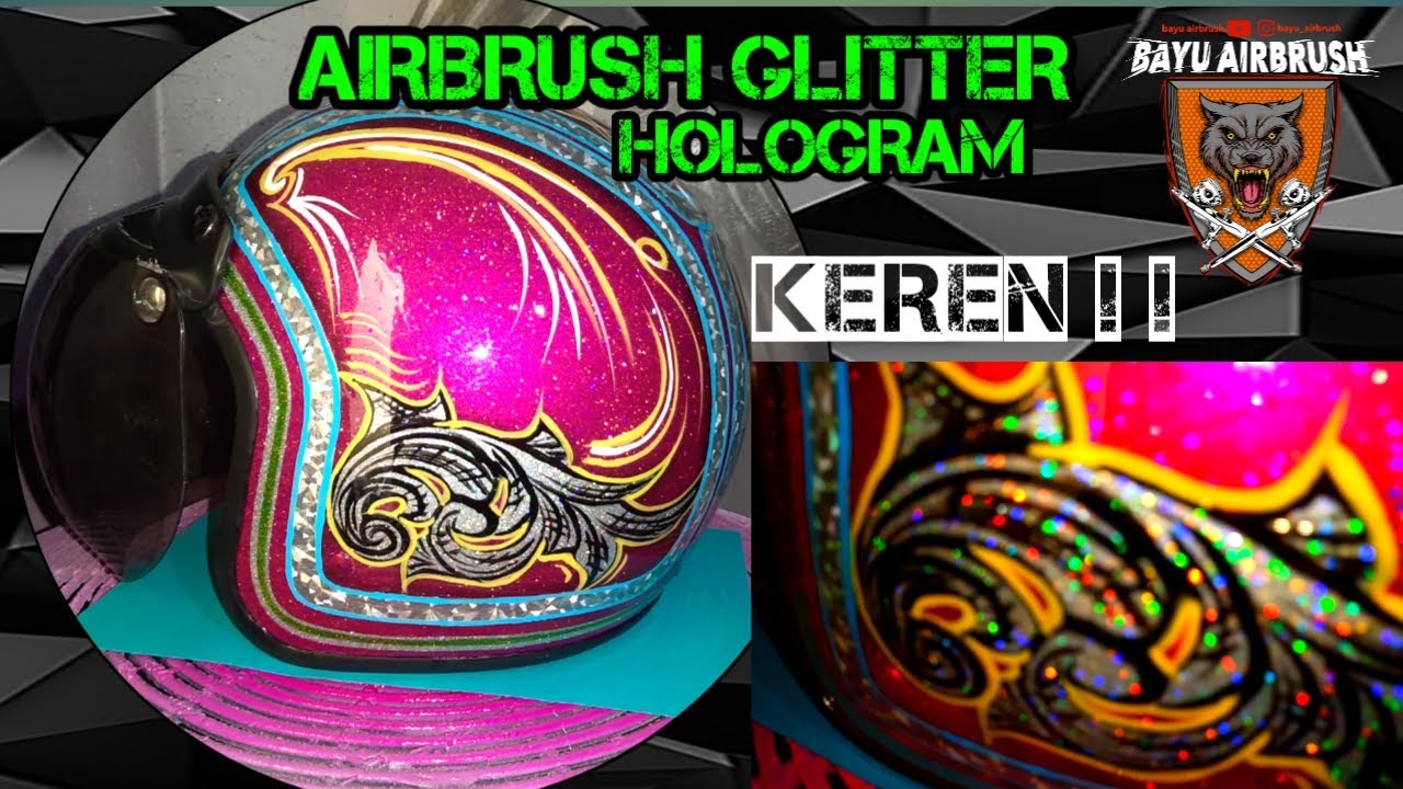 AIRBRUSH GLITTER HOLOGRAM | CLASIK MODERN