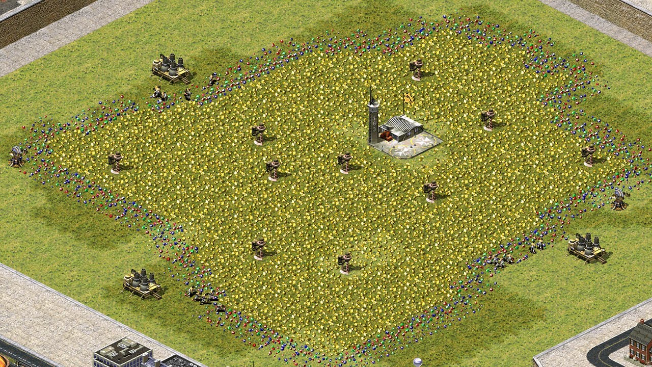 Yuri's Revenge (Red Alert 2) - Urban Teams 1 Vs 7 (Extra Hard)