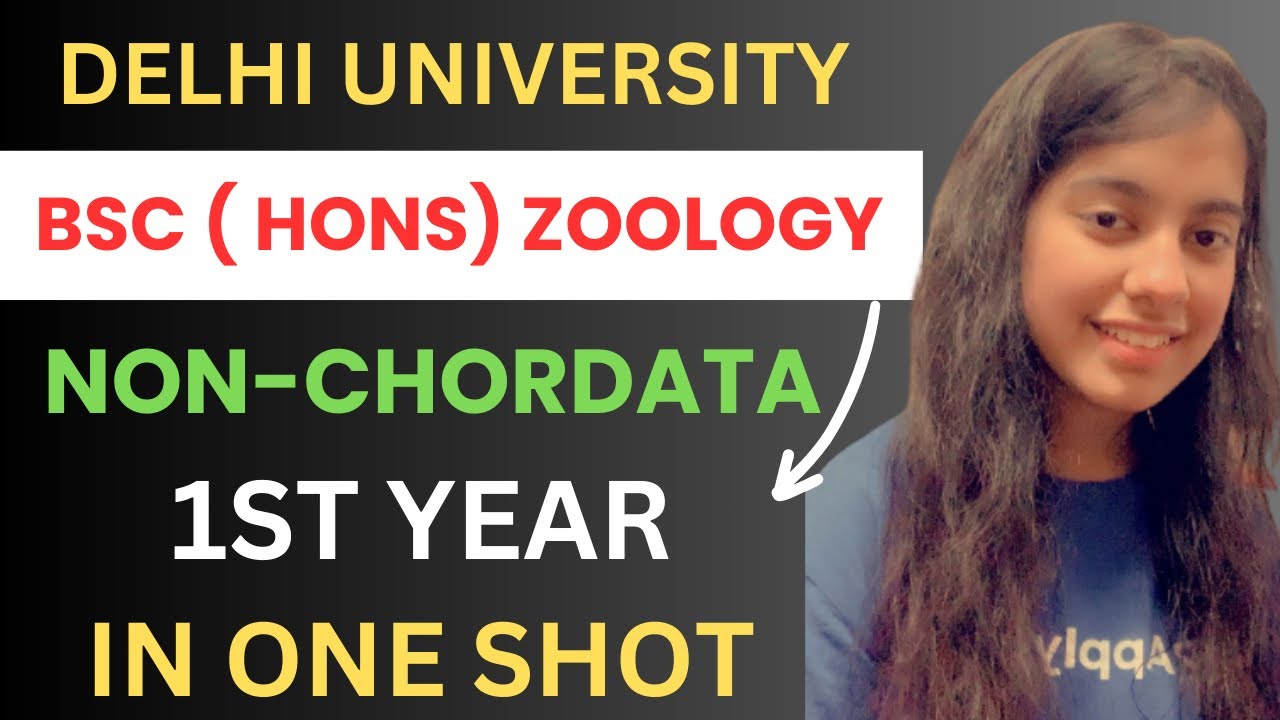COMPLETE NON CHORDATA BSC 1ST YEAR IN ONE SHOT | BSC ( HONS) ZOOLOGY | DU | 2025