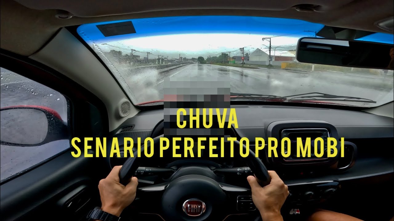 SE TEM CHUVA TEM MOBI GUERREIRO NA RUA. CUIDADO NA CHUVA !! #carrovlog 