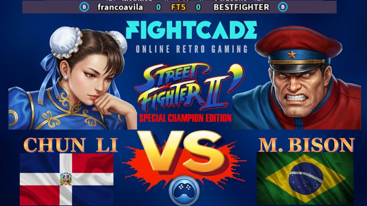 Street Fighter 2'CE BESTFIGHTER vs francoavila FT5