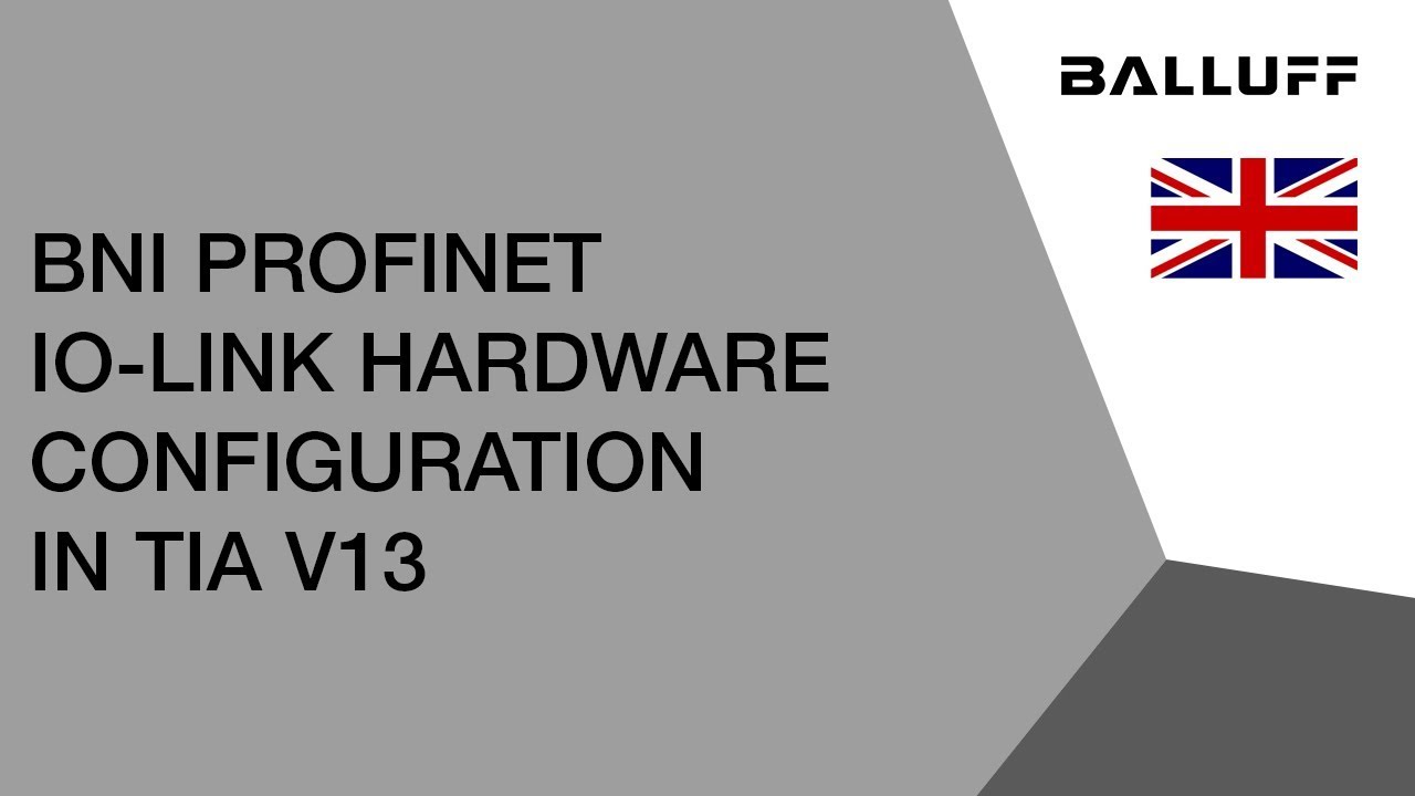 BNI Profinet IO-Link Hardware Configuration in TIA V13