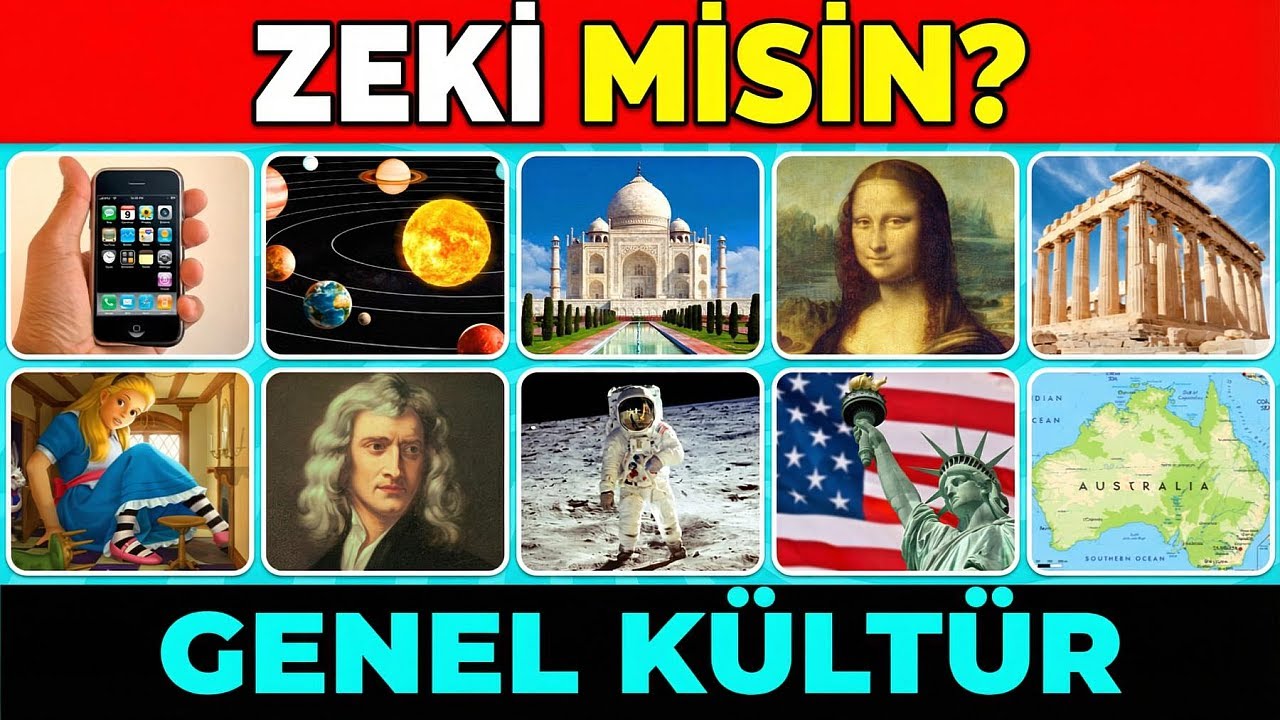 🧠 Ne Kadar Zekisin? 😏 100 Genel K&uuml;lt&uuml;r Sorusu 📚