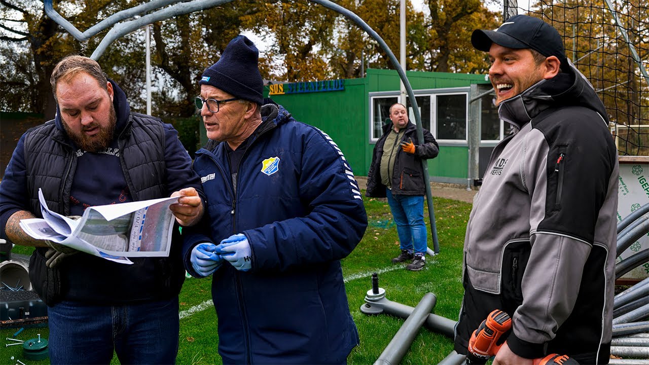 DER ALTE WEG, DER NEUE DA: Unser neuer Fan-Unterstand im Test! 🏟️🔧
