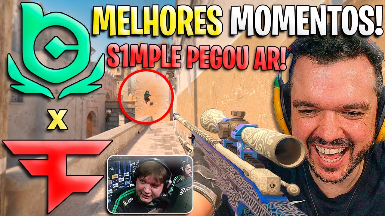 S1MPLE TILTOU COM OS PORTUGUESES!🔥 BC GAMING x FAZE (MELHORES MOMENTOS) - IEM Kraków 2026 - (GAULES)