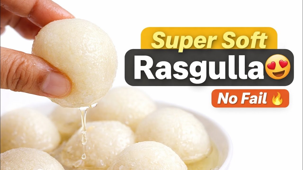 Perfect Soft Rasgulla at Home 😍 | No Fail Recipe | Lavanya Vantal Akka
