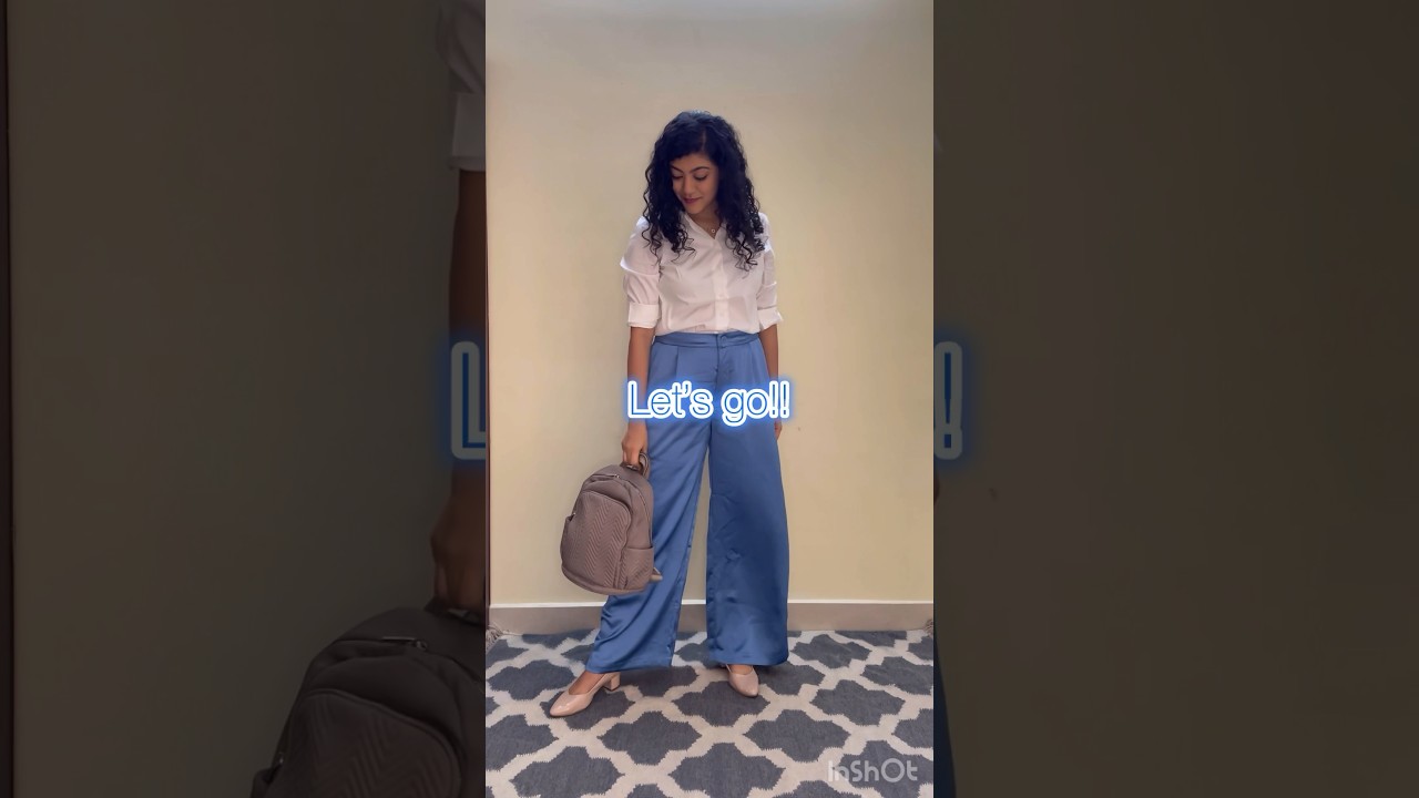 Subscribe if you ❤️styling videos #bluetrousers #whites hurts #tamilfashion #tamilblogger #curlyhair