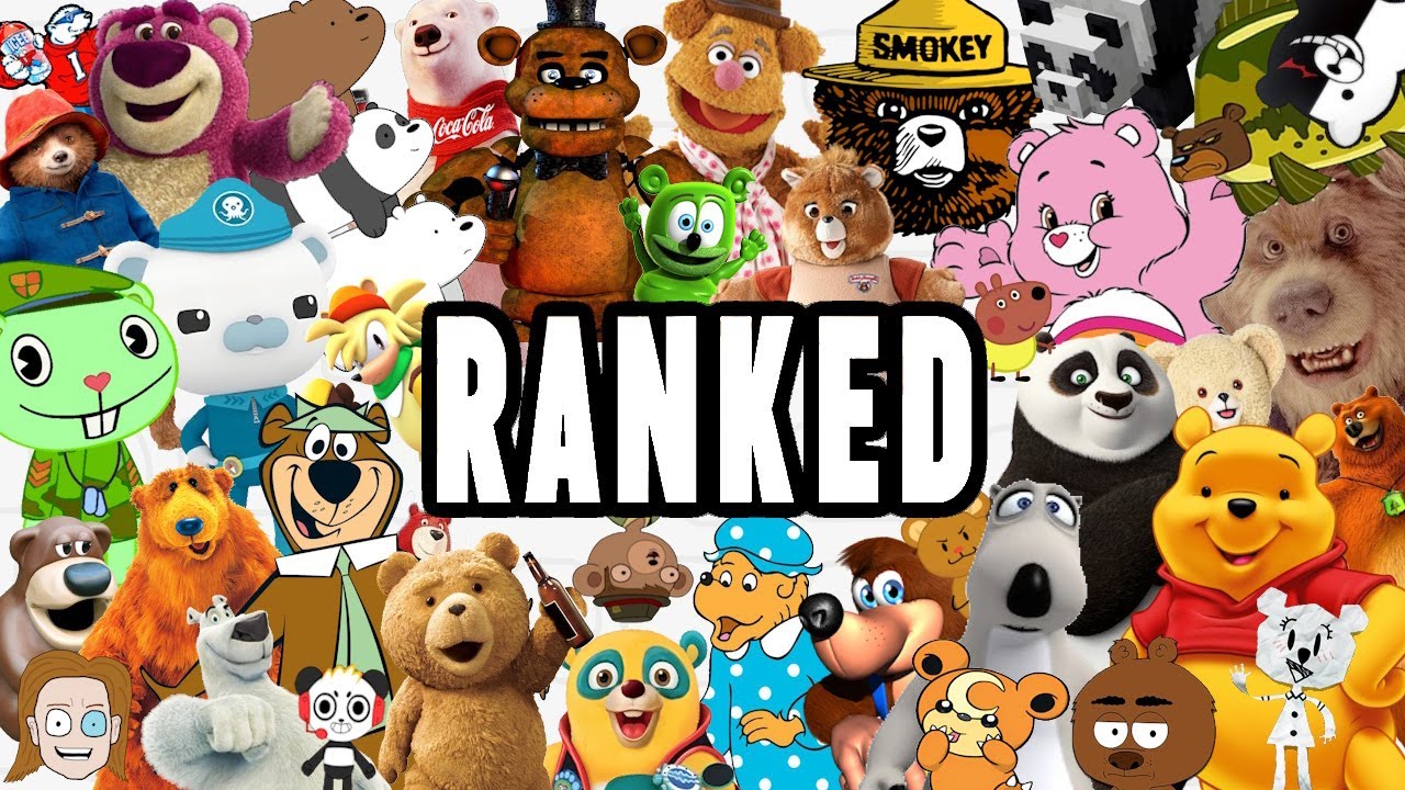 Рейтинг мультяшных медведей, которых я могу победить в бою