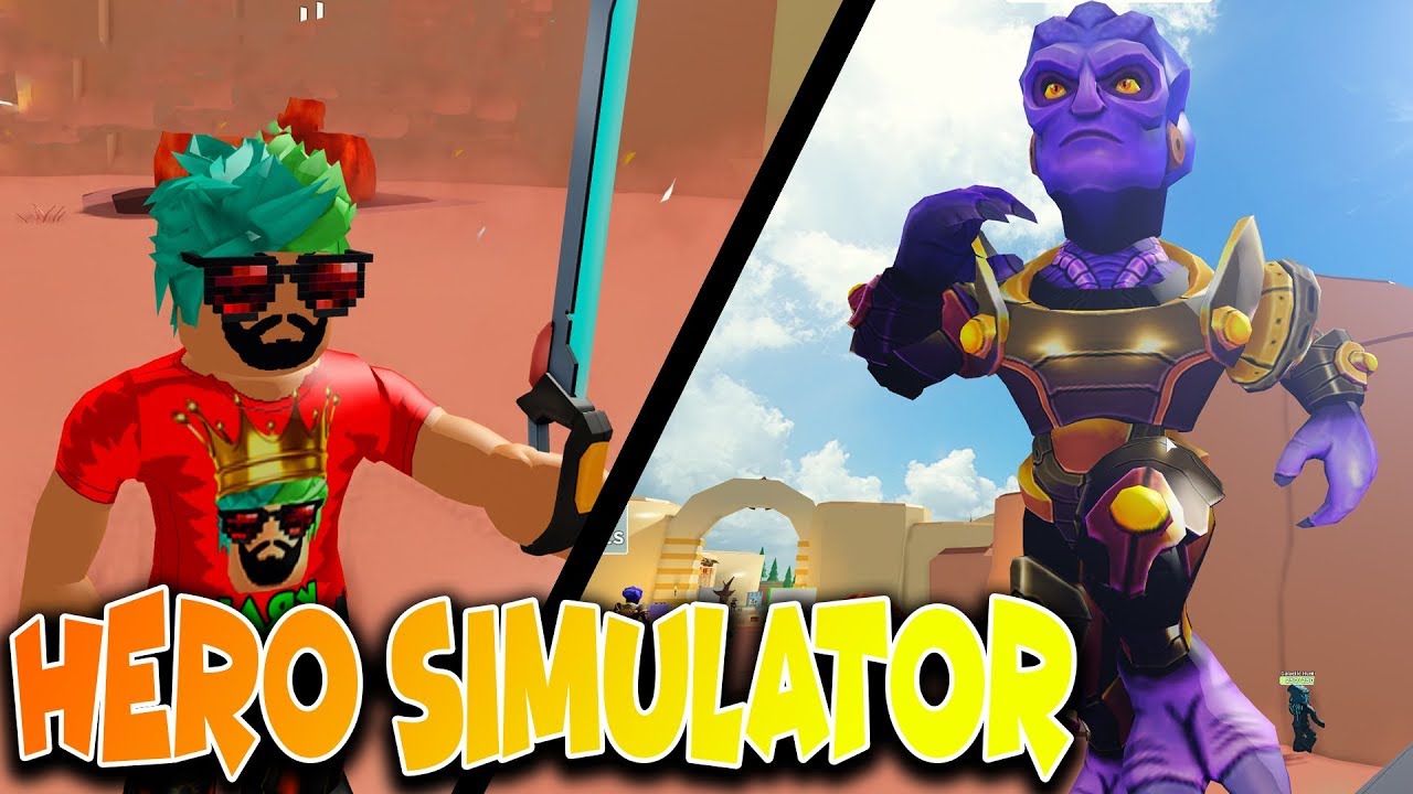 KAHRAMAN OLUP DÜNYAYI KURTARMAK | UZAYLILARLA SAVAŞTIK | ROBLOX [NEW] Hero Simulator
