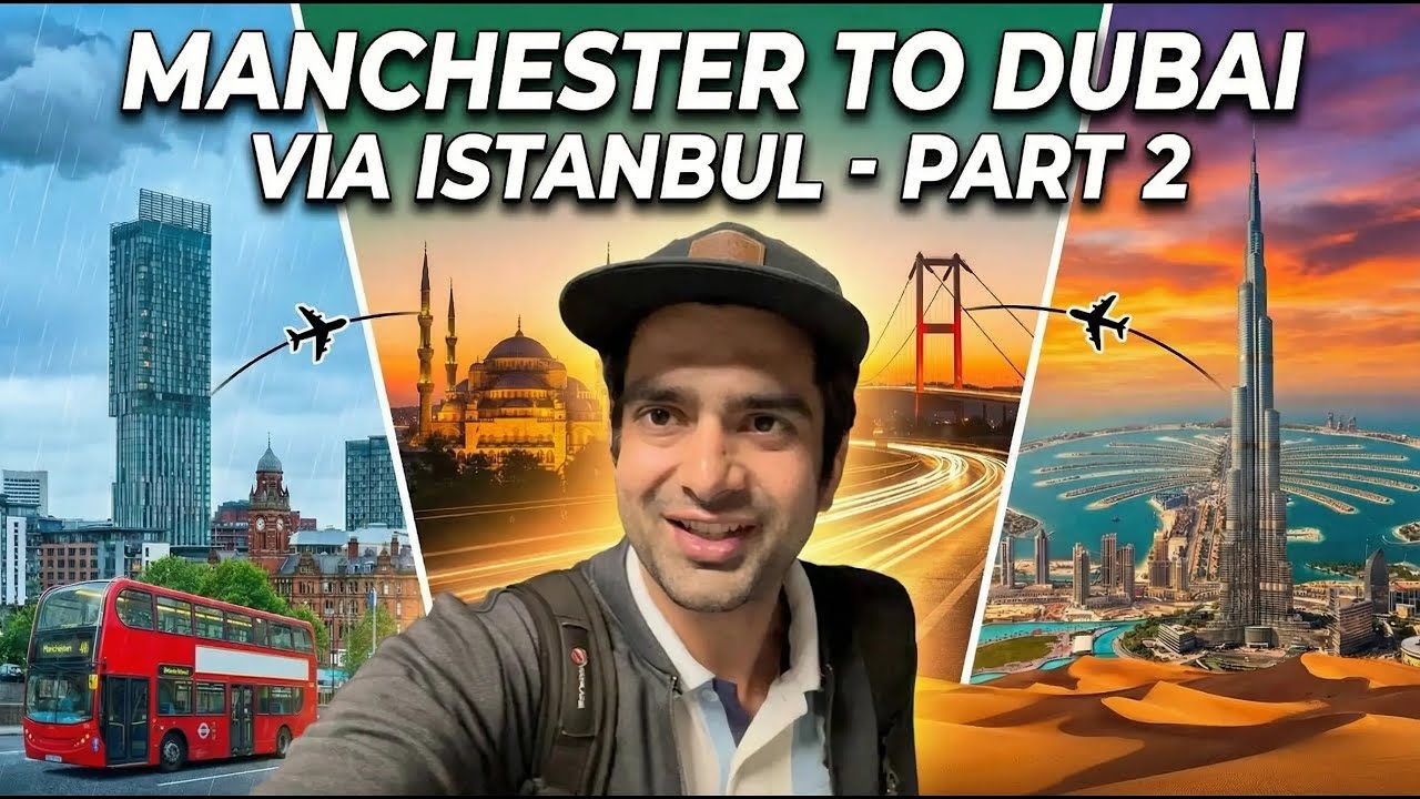 Manchester to Dubai on Turkish Airlines A330 | Part 2 (Istanbul to Dubai)