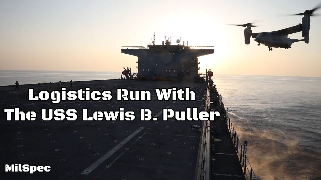 VMM-161 Logistics Run With The USS Lewis B. Puller (ESB-3)
