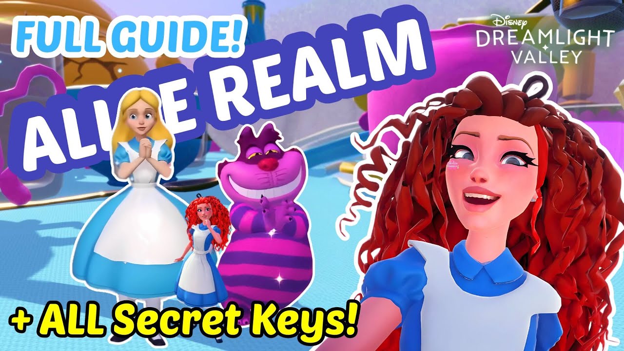 Wonderland COMPLETE Walkthrough [Includes MAP] | Disney Dreamlight Valley