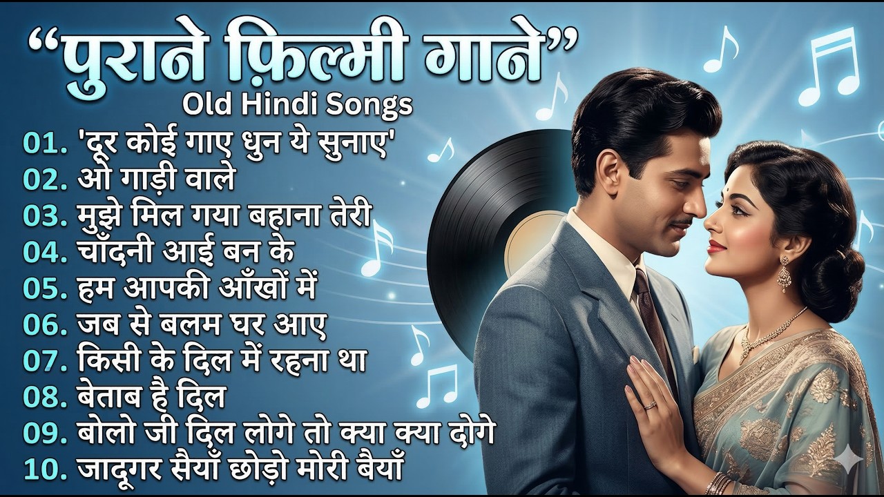 पुराने फ़िल्मी गाने | Old Hindi Songs | दूर कोई गाए धुन ये सुनाए | Old Is Gold Purane Hindi Gaane