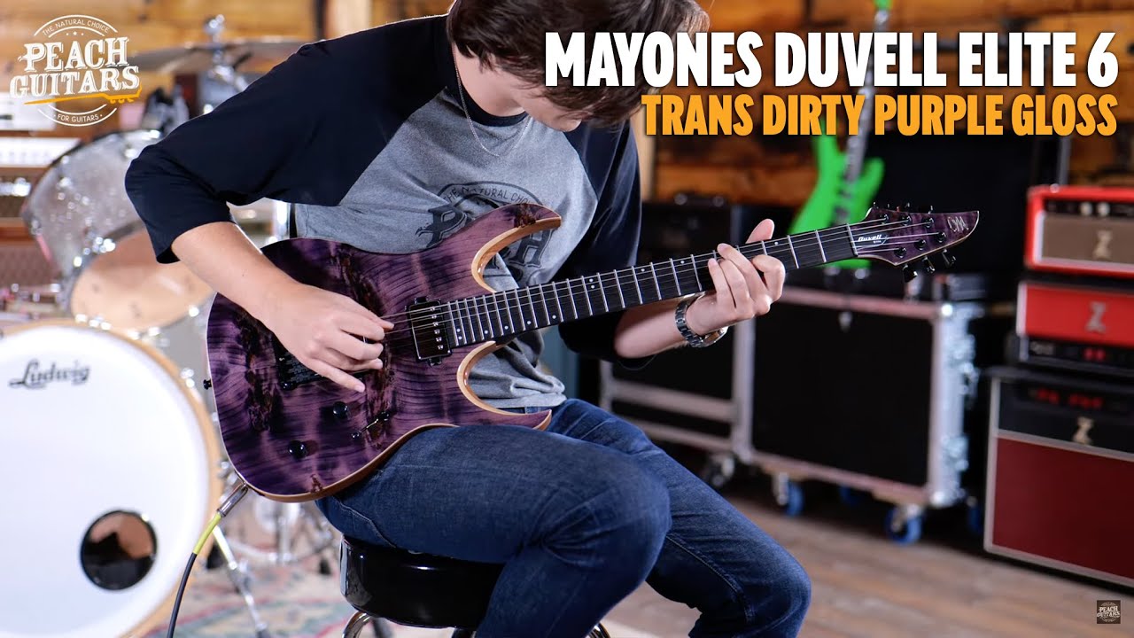 No Talking...Just Tones | Mayones Duvell Elite 6 Trans Dirty Purple Gloss