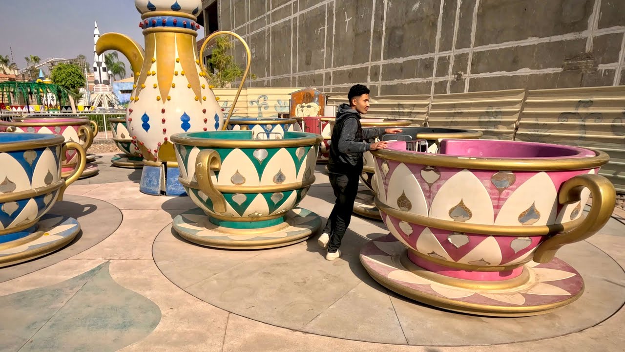 Tea Cup Ride on-ride POV (乗車映像) / Gero Land (エジプト)