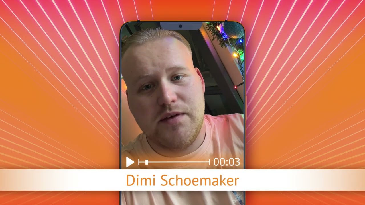 TV Oranje app videoboodschap - Dimi Schoemaker