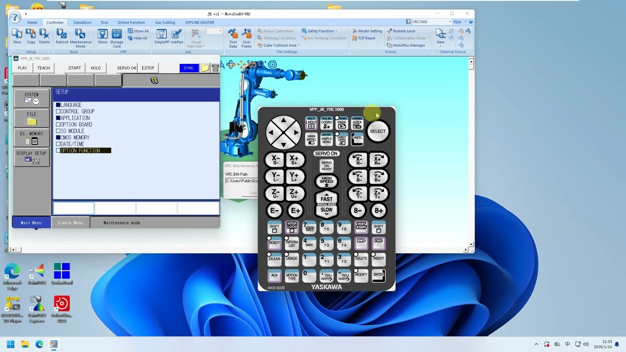 How to configure Ethernet IP Scanner in Yaskawa ROBOT