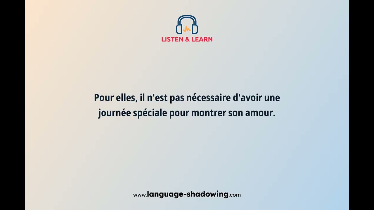✨ French A2 Shadowing – La Saint-Valentin | Improve Pronunciation & Fluency