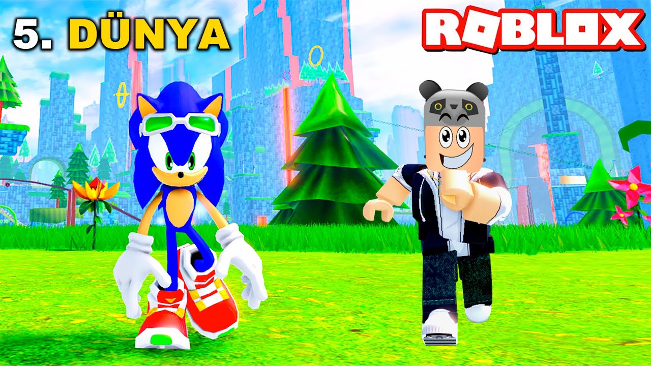 Yeni Dünya Geldi!! Gözlüklü Sonic Aldım - Panda ile Roblox Sonic Speed Simulator
