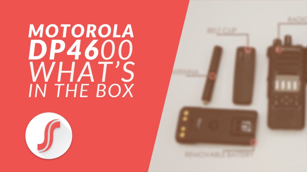 ShopSafe Motorola DP4600 - What's In The Box & Feature Overview