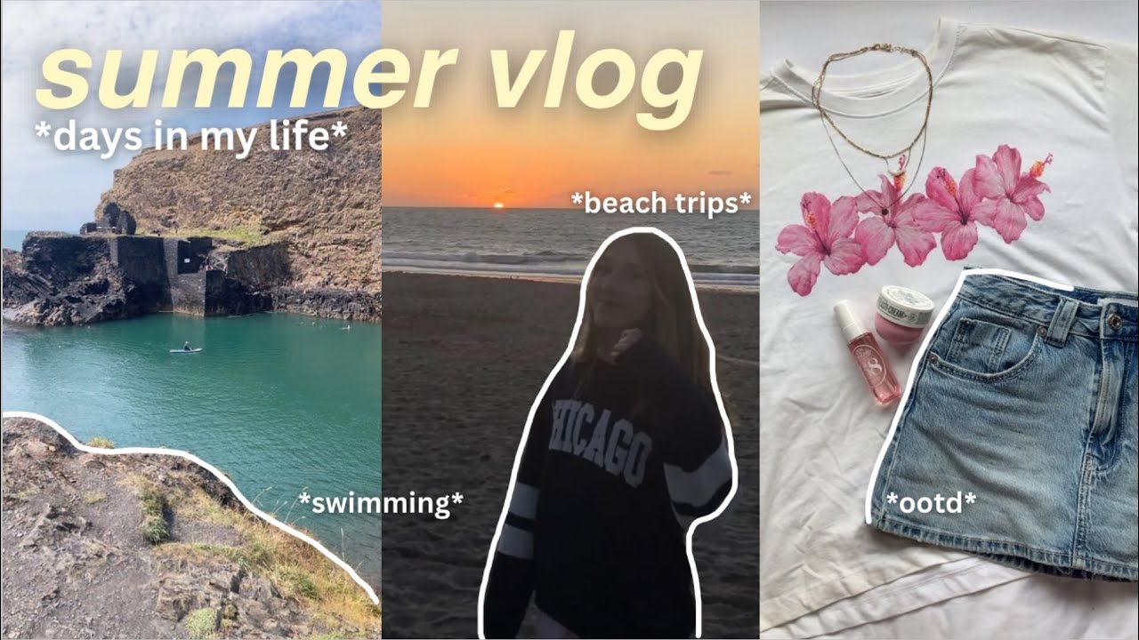 SUMMER VLOG🏄‍♀️day trips, sunsets, beach + more
