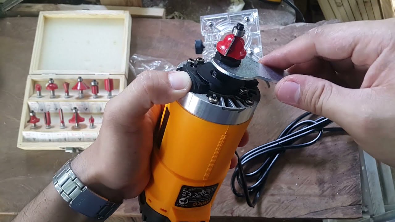 Ingco Laminate Router Trimmer 500W PLM5002 W/ Mailtank Router Bit 1/4 Unboxing and Quick Testing