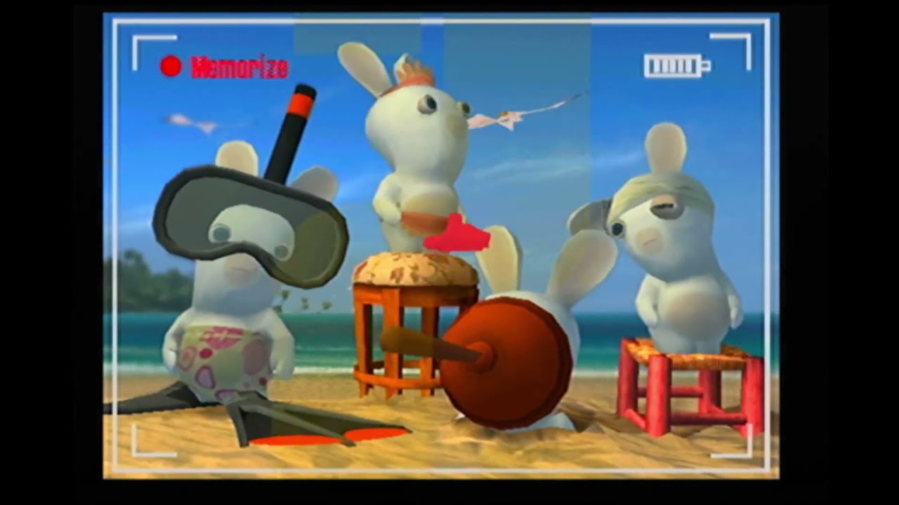 Rayman Raving Rabbids - All Precision Minigames (Part 2)